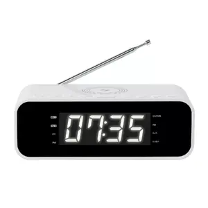Clock Radio THOMSON CR221I — Digital FM tuner, AC 230V, White, 208×130×78 mm