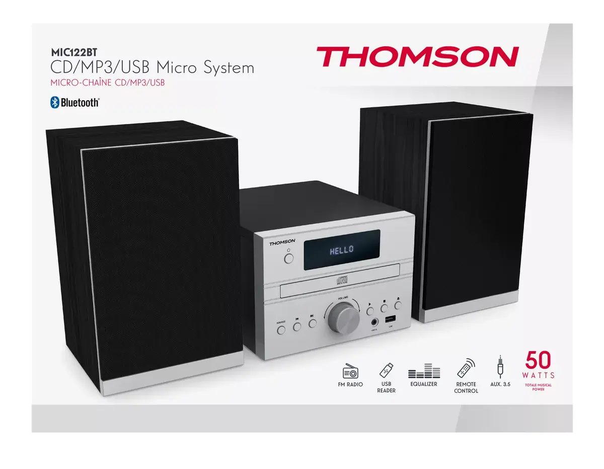 THOMSON MIC122BT home audio micro system Photo 2