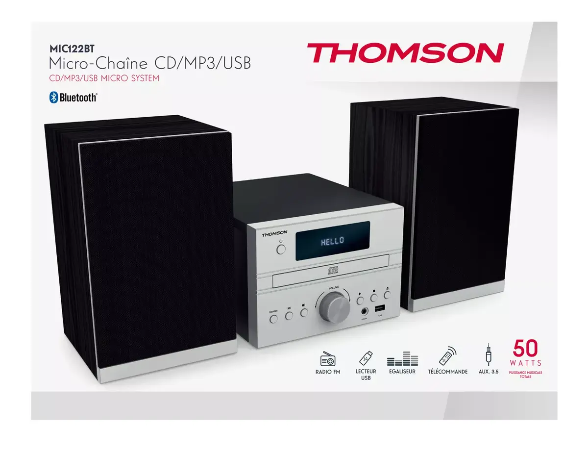 THOMSON MIC122BT home audio micro system Photo 3