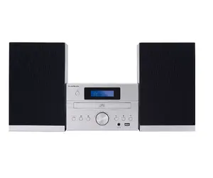 Home audio micro system THOMSON MIC122DABBT — 50 W RMS, DAB+/FM, 3.5 mm, Silver