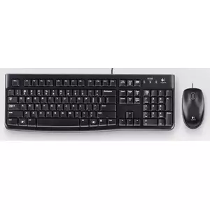 Комплект клавиатура и мышь Logitech Desktop MK120 Проводной USB QWERTY