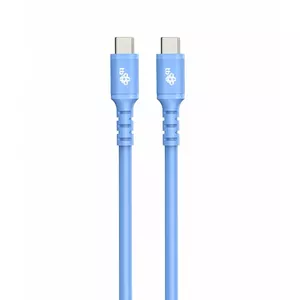USB-C cable TB AKTBXKUCC2SI10N, 1 m, silicone jacket, blue