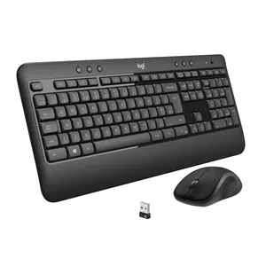 Logitech Advanced MK540 клавиатура Мышь входит в комплектацию USB QWERTY US Черный, Белый