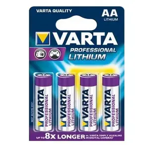 Одноразовая батарея Varta 4x AA Lithium
