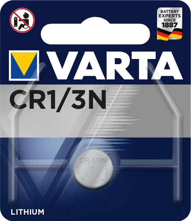 Vienreizējā baterija Varta CR1/3N, 06131101401, 4008496274147