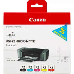 Ink Cartridge Canon PGI-72 Multipack Black Cyan Magenta Yellow