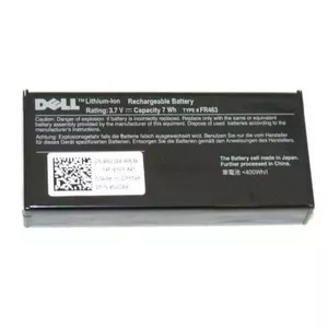 Battery for Dell servers FR463 — compatible with PowerEdge 1900/1950/2900/2950/2970/6850R/840/R200/R900 and PowerVault DP600/NF600, black