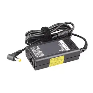Strāvas adapteris Packard Bell 65W AC priekš klēpjdatoriem, 100–240 V ievade, iekštelpām, melns