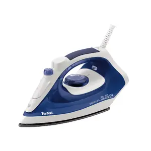 Утюг сухой и паровой Tefal Virtuo FV1320, 1400 Вт, тефлоновая подошва, 0.2 л, шнур 1.8 м, сине-белый
