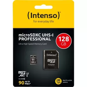 Карта памяти microSDXC 128GB UHS‑I с адаптером, electro base