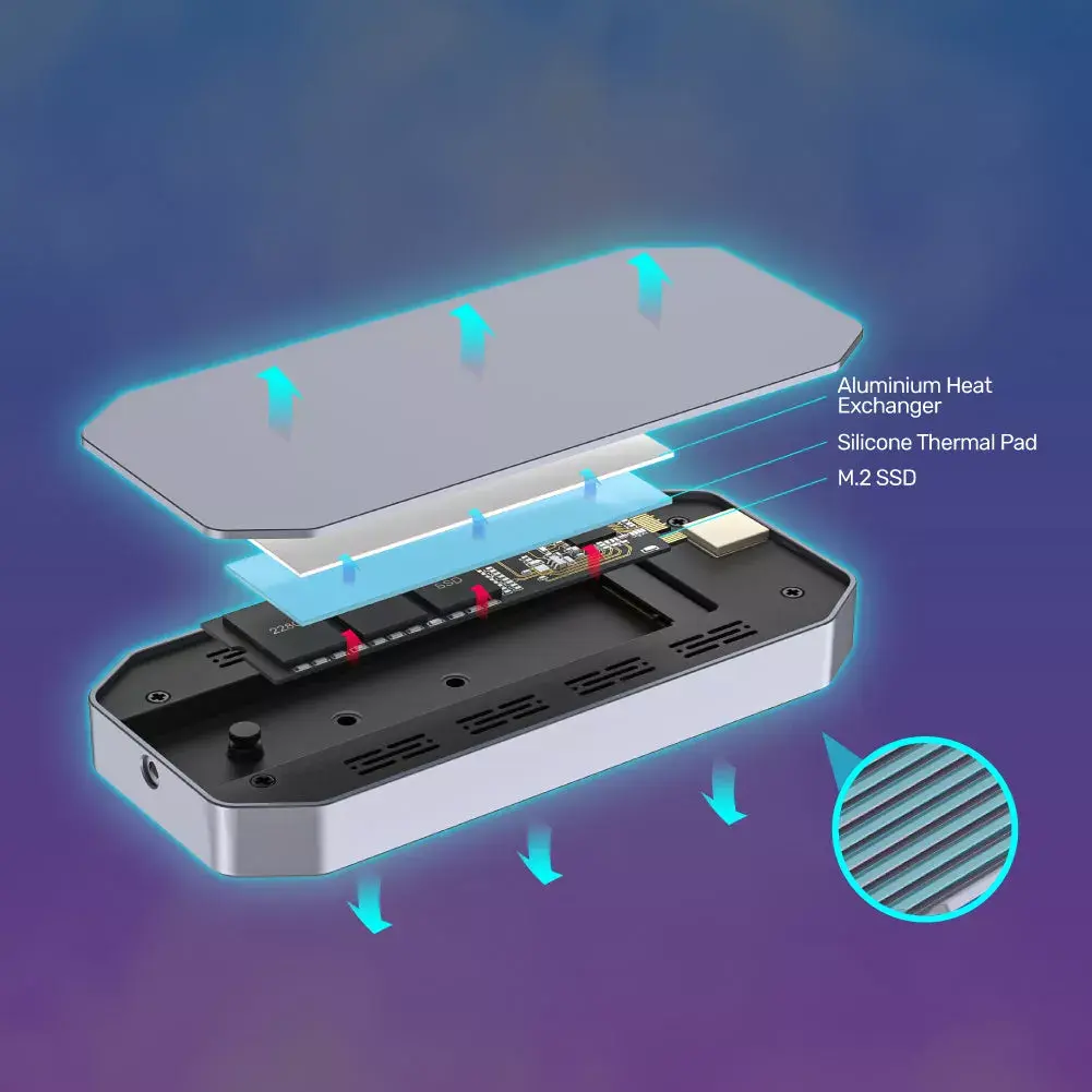 SSD enclosure UNITEK SolidForce Spectrum Photo 6