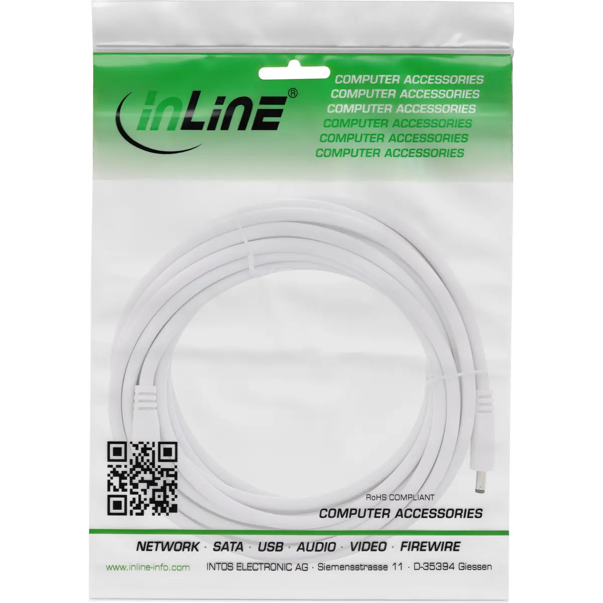 Кабель-удлинитель InLine DC 4.0x1.7mm 3м Photo 2