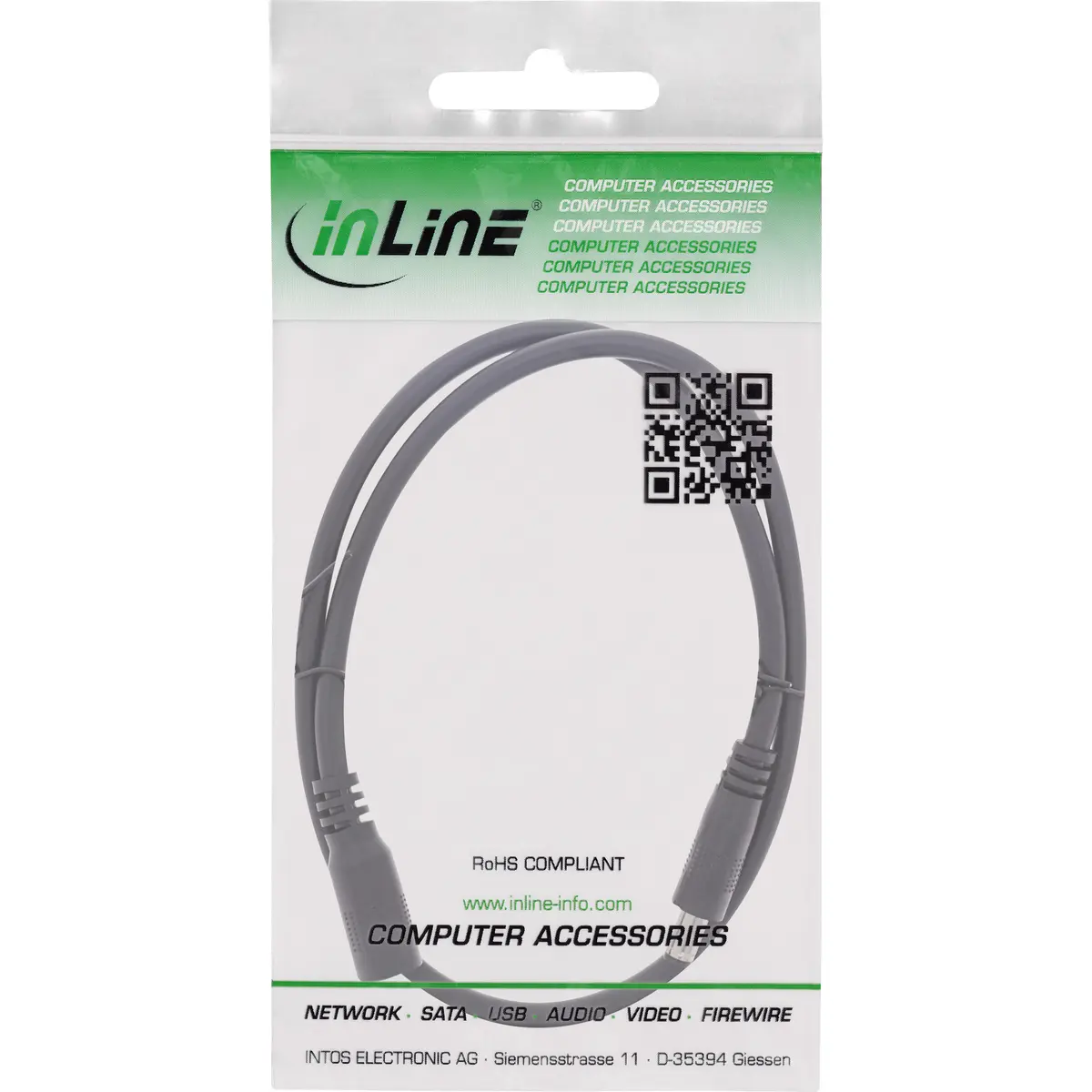 Кабель-удлинитель InLine DC 5.5x2.5mm AWG 18 Photo 2