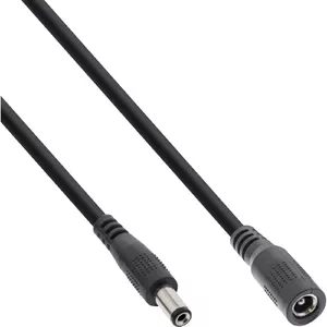 Кабель-удлинитель InLine DC 5.5x2.5mm AWG 18 черный 3м