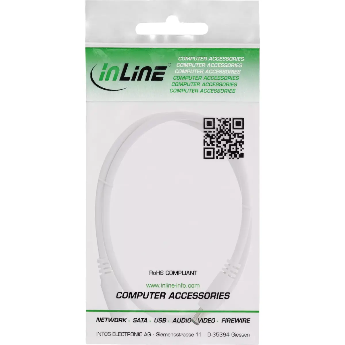 InLine DC Extension Cable 5.5x2.5mm 1m Photo 2