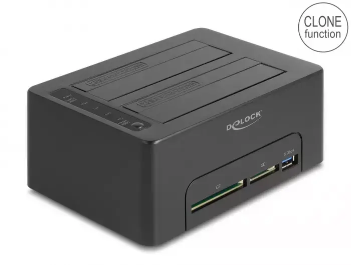 DeLOCK USB Dubultā Doka Stacija Photo 2