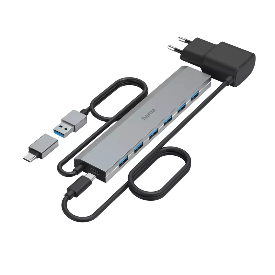 Hama USB Hub 3.2 Gen 1 Type-A Type-C Photo 3
