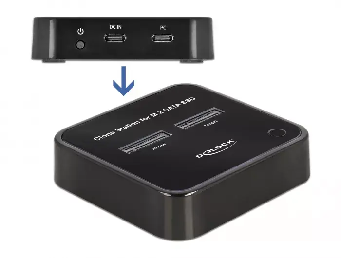 DeLOCK 64178 Doku stacija USB 3.2 Gen 2 Photo 3
