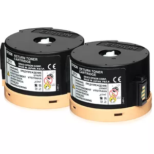 Epson Double Return toneru kasetņu komplekts C13S050711 melns 5000 lapas 2 gab AL-M200 MX200