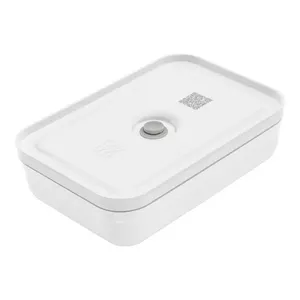 Контейнер для еды ZWILLING FRESH & SAVE 1 л, пластик с силиконовой крышкой, серо‑белый