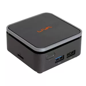 ECS LIVA Q2 Mini PC Intel® Celeron® N N4120 4 GB LPDDR4-SDRAM 64 GB eMMC Windows 11 Мини-ПК Черный, Серебристый