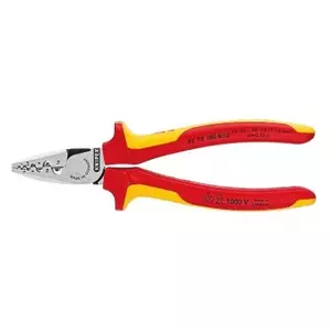 Knaibles presēšanai Knipex 97 78 180 – garums 180 mm, для uzgaļiem (end sleeves)
