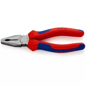 Kombinētie knaibles Knipex 03 02 160 ar daudzkomponentu rokturiem, 160 mm