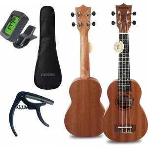 Ukulele set Mozos UKU-SET-GECKO — soprano ukulele with accessories
