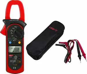 Clamp Digital Multimeter Unit UT203 with Fixed/Variable Clamp, Test Leads and Carrying Case