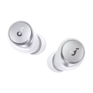 Soundcore Space A40 Adaptive Active Noise Canceling Wireless Earbuds, 50H Total Playtime, 10H Single Charge Playtime, LDAC Hi-Res Sound, Comfortable Fit, 6 Mics, Wireless Charge, Fast Charge