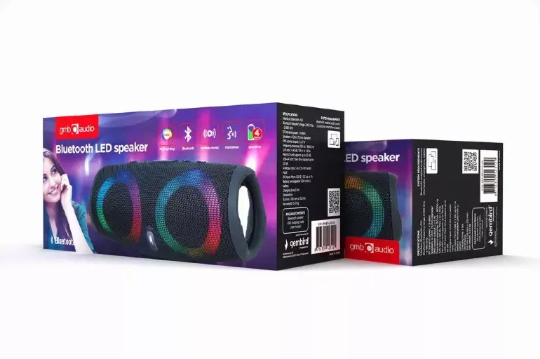 GEMBIRD SPK-BT-LED-02 mono portable speaker Photo 5
