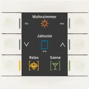 Touch Sensor MDT BE-TAS86.02 Smart 86 Color Display — wall-mounted KNX touch panel 86 format