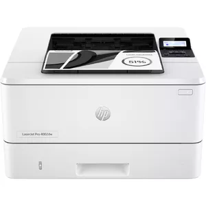 HP LaserJet Pro 4002dw Printer, Black and white, Printer for Small medium business, Print, Two-sided printing; Fast first page out speeds; Compact Size; Energy Efficient; Strong Security; Dualband Wi-Fi