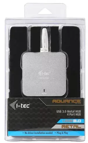 ITEC USB 3.0 4‑Port Metal Passive Hub U3HUBMETAL402 Photo 6