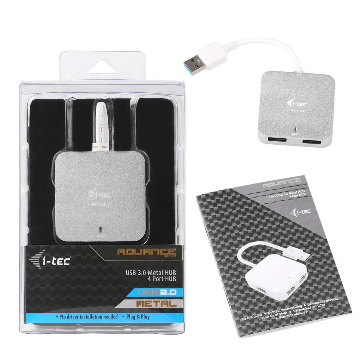 ITEC USB 3.0 4‑Port Metal Passive Hub U3HUBMETAL402 Photo 7