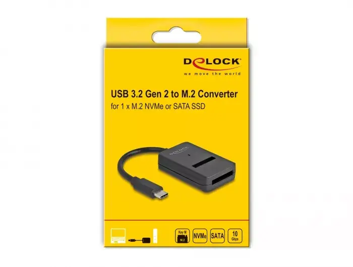 DeLOCK Combo konvertors M.2 NVMe PCIe SATA SSD Photo 4