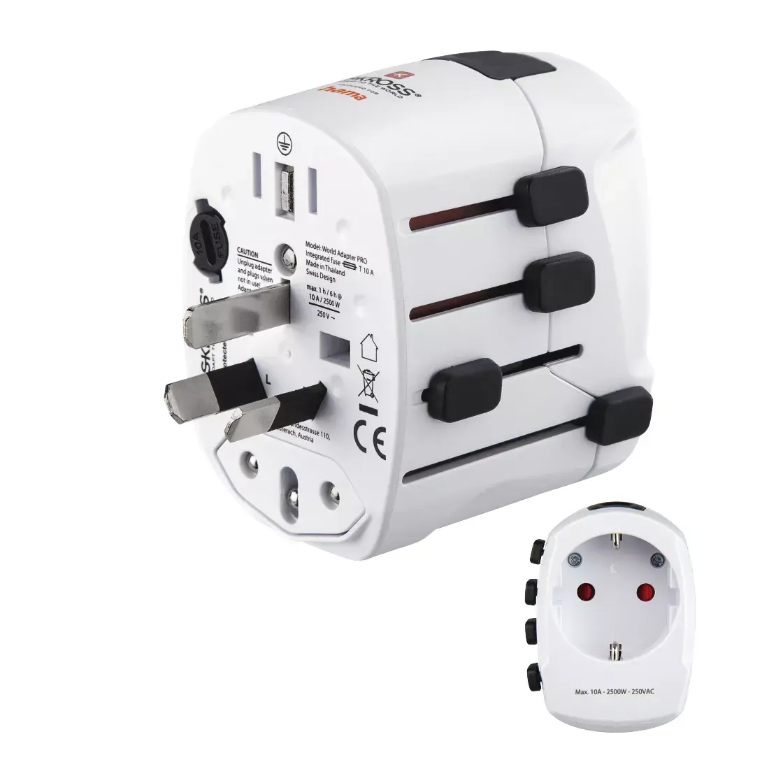 Power Plug Adapter Hama World Travel Pro Photo 3