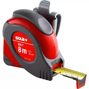 Рулетка SOLA MEASURE BIG T — спиральная, длина 8 м, модель 50021401