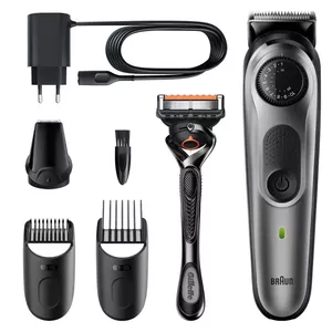 Braun BeardTrimmer 3 BT5360 Baterija 39 2 cm Melns, Sudrabs