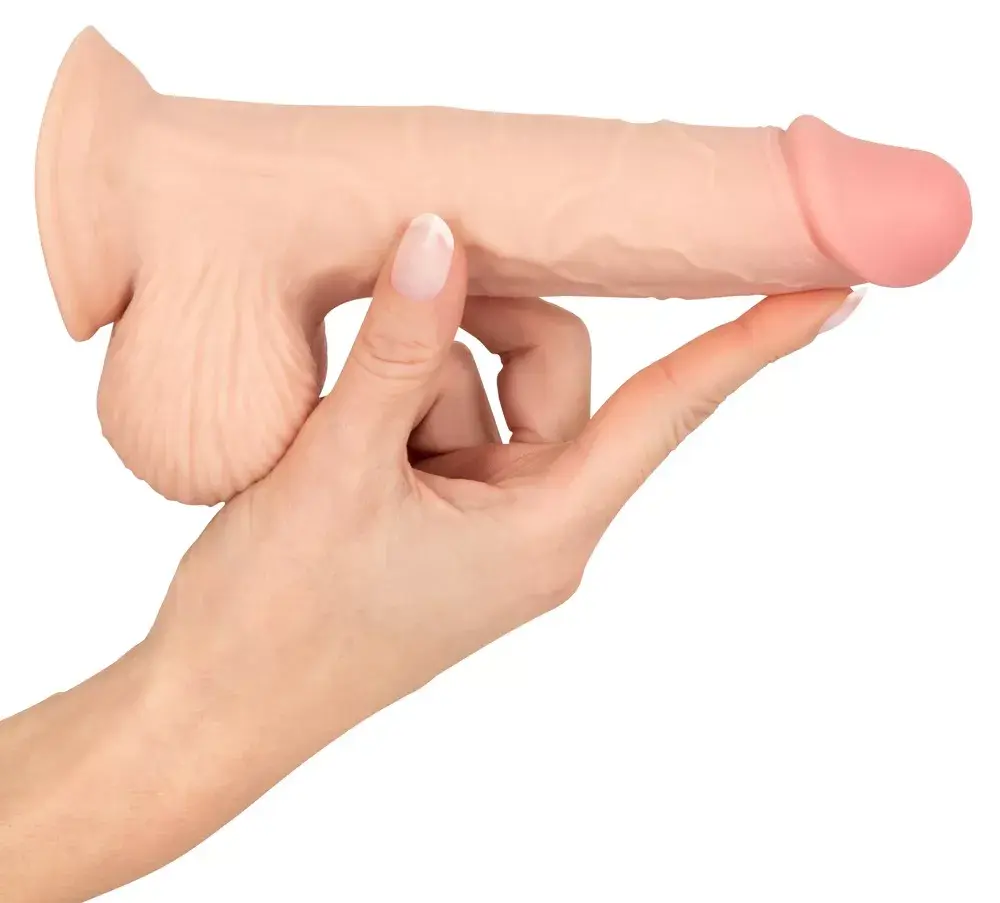 Dildo nature skin NS, TPE, 18,7 см Photo 7