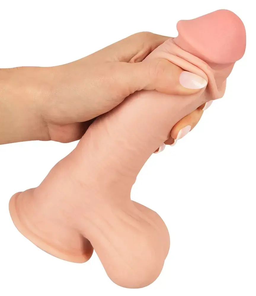 Dildo nature skin NS Dildo with Movable Skin 20" Photo 7
