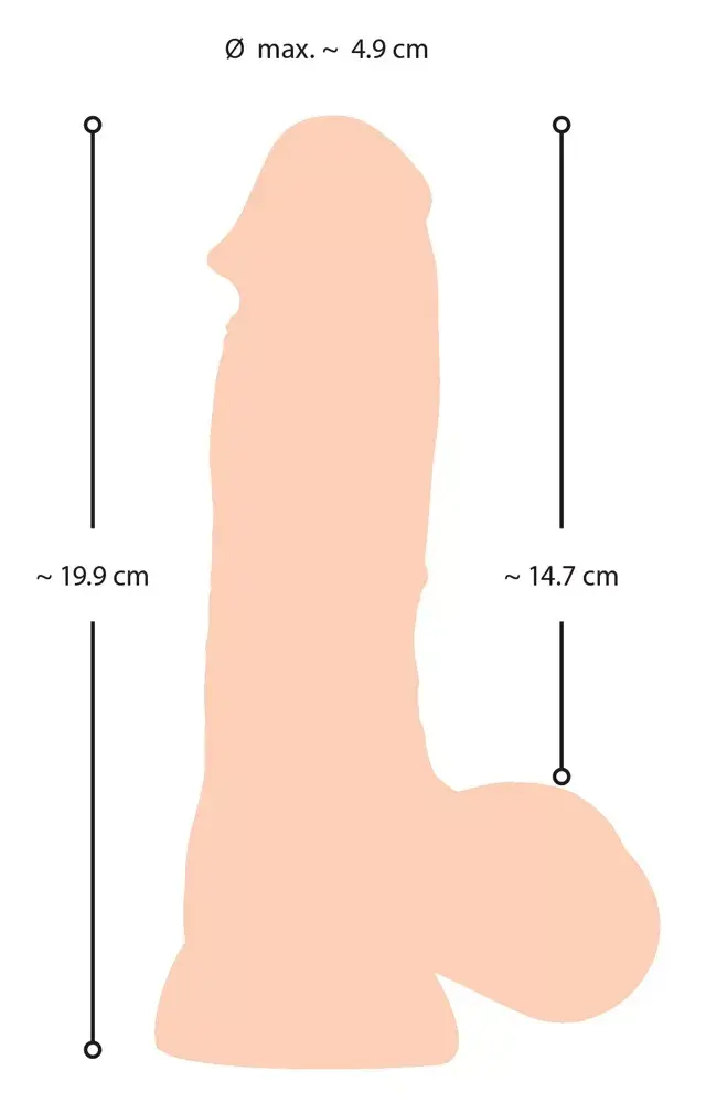 Dildo nature skin NS Dildo with Movable Skin 20" Photo 9
