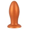 Анальная пробка ANOS Silicone Black — XL силикон 16 см Photo 2