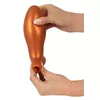Анальная пробка ANOS Silicone Black — XL силикон 16 см Photo 6