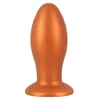 Анальная пробка ANOS Big Soft Silicone Black Photo 2