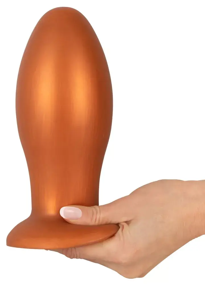 Анальная пробка ANOS Big Soft Silicone Black Photo 5