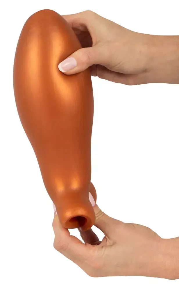 Анальная пробка ANOS Big Soft Silicone Black Photo 6