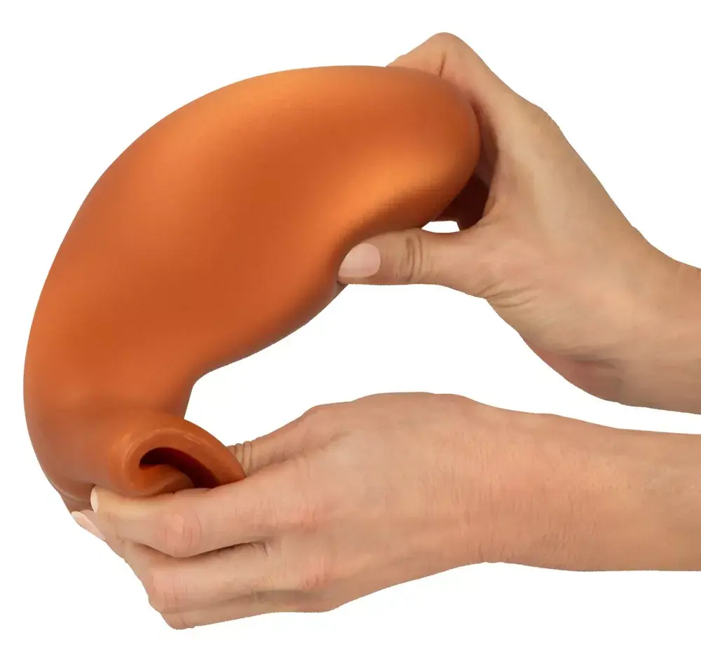 Анальная пробка ANOS Big Soft Silicone Black Photo 7