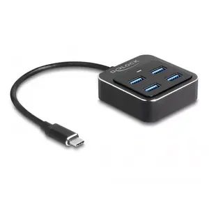 DeLOCK USB 3.2 Gen 2 USB Type-C Hub 4 x USB Type-A 10 Гбит/с