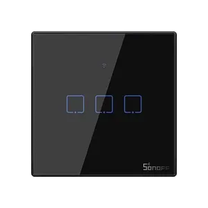 Умный выключатель Sonoff T3 EU 3 канала с Wi‑Fi и поддержкой RF 433